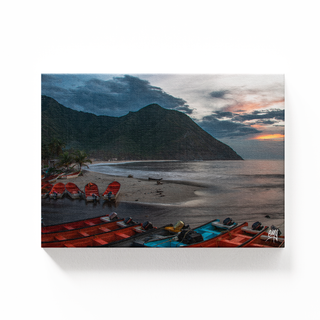 Bahía de Chuao al atardecer
