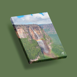 Salto Ángel con arcoíris