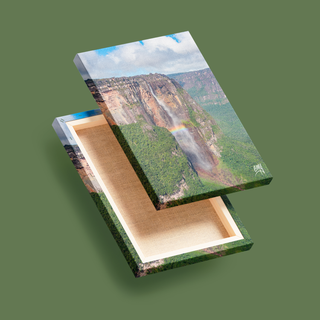 Salto Ángel con arcoíris